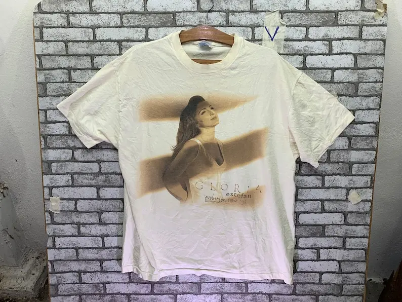 Vintage Gloria Estefan Evolution Tour 1996 Singer T-shirt X L