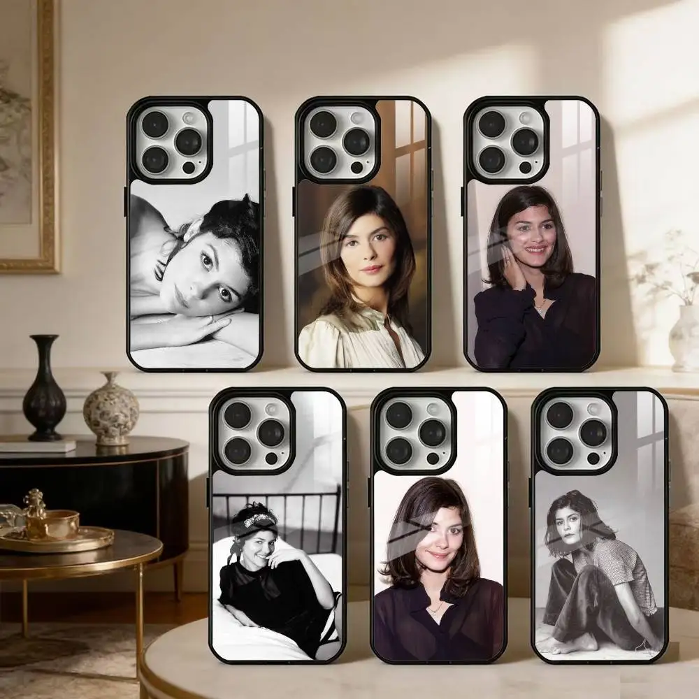 

T-Tautou-ES A-Audrey Phone Case For iPhone17,16,15,14,13 Plus,Pro Max Magnetic For Magsafe Wireless Charging