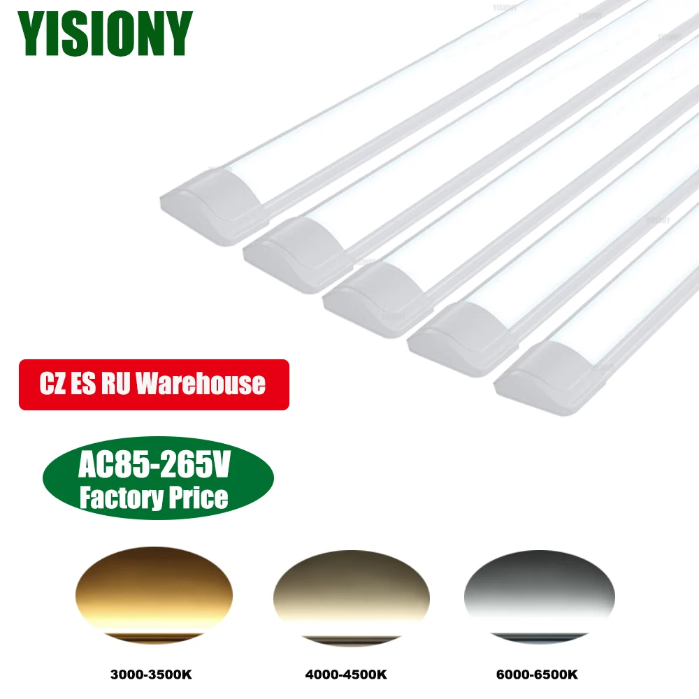 

YISIONY 10Pcs-5pcs 10W 30CM LED Tube Light 4000K-6000K Ceiling Lights Wall Lamp LED Wall Bar Lamp Indoor Light For Replace T5 T8