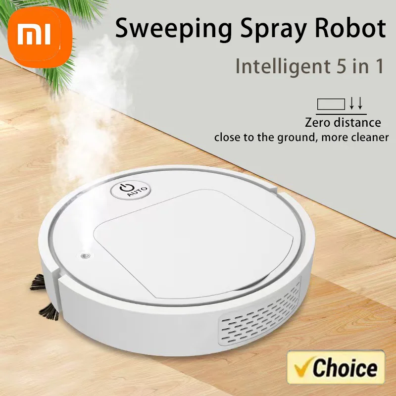 Xiaomi Five-in-one Smart Sweeping Robot Ultra-quiet Remote Control Vacuum Cleaner Wireless Mopping Machine for Home Use