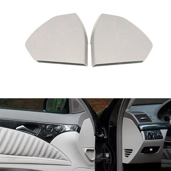 1 Pair Car Side Door Front Upper Cover Auto Interior Trim Shell for E-Class W211 2003-2009 2117270148