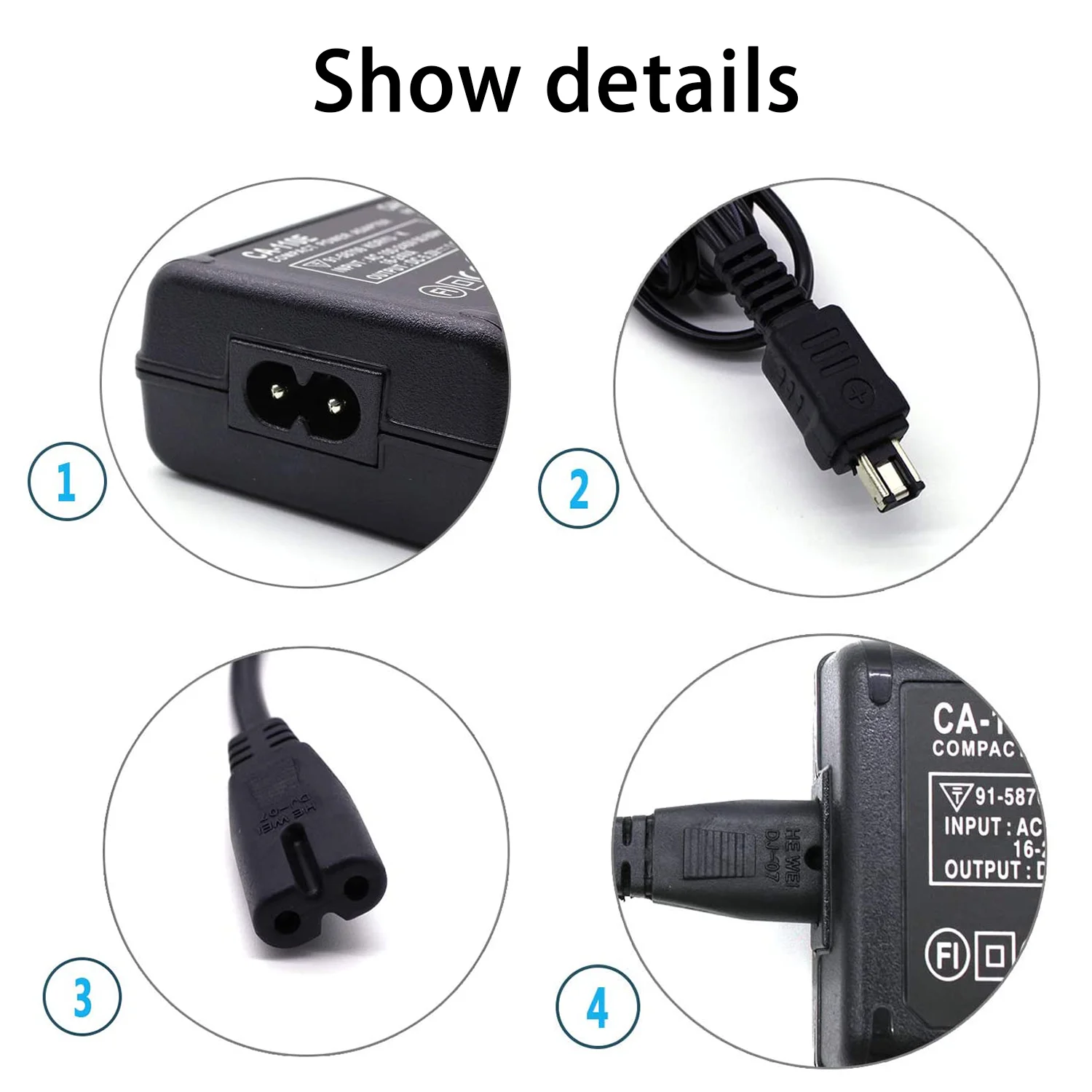 KUTOU New AC Power Adapter CA-110 CA-110E Charger For Canon HF R26 R205 R200 M50 M52 M500 R20 R21 R30 R32 R40 camera