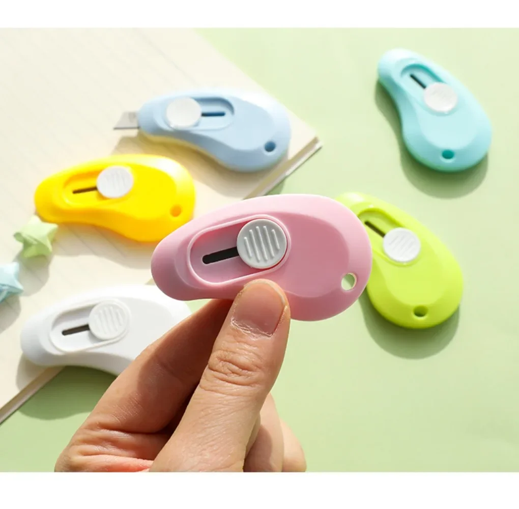 12 Pcs Wholesale Japanese Style Simple Mini Cute Portable Expandable Letter Opener Back To School