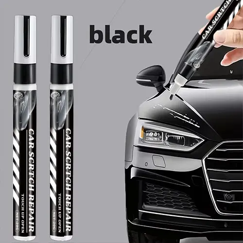 Stylo de retouche universel pour voiture 20g – Couleur OEM identique, réparation des rayures et des éclats de jantes, revêtement de carrosserie multicolore à pointe fine