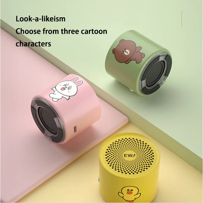

Mini Cannon Bluetooth Speaker - Small but Loud with Deep Bass, Cute Macaron Design, Perfect Portable Gift for Travel, Party, Kid