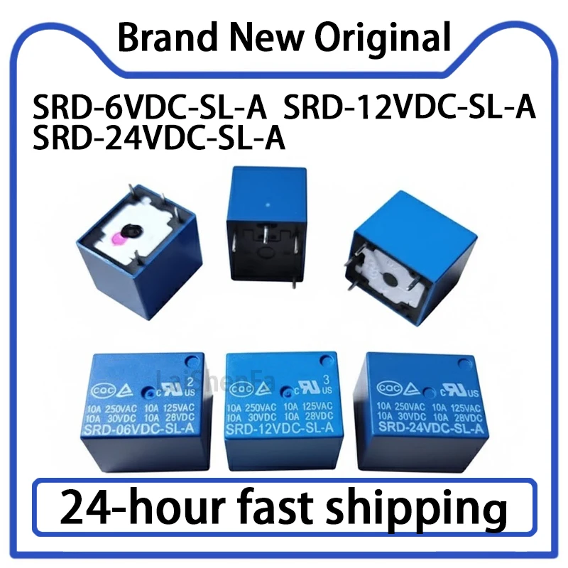 10PCS SRD-6VDC-SL-A… - image