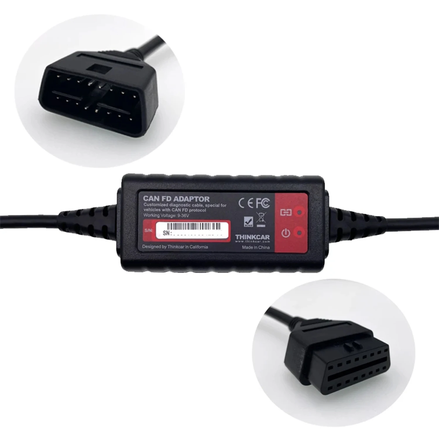 Original THINKCAR CAN FD Adapter for CANFD Protocol for Thinktool Scanner Tool for Max 2 Compatibel Vehicles For GM2022