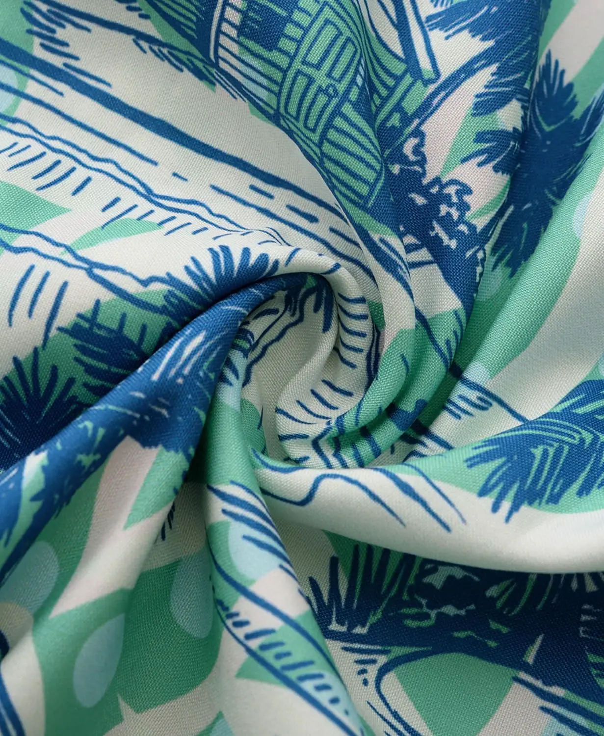 เสื้อเชิ้ตผู้ชายสไตล์ฮาวาย KYKU ลำลอง: เสื้อเชิ้ตแขนสั้นติดกระดุมสำหรับผู้ชายลายทรอปิคอล เหมาะสำหรับวันพักผ่อนที่ชายหาด มีกระเป๋า