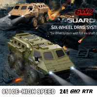 New 1:16 6WD Armored RC Car Simulation Military Transport Truck 360° Stunt High-speed Climbing 2.4G Remote Control Model Boy Toy