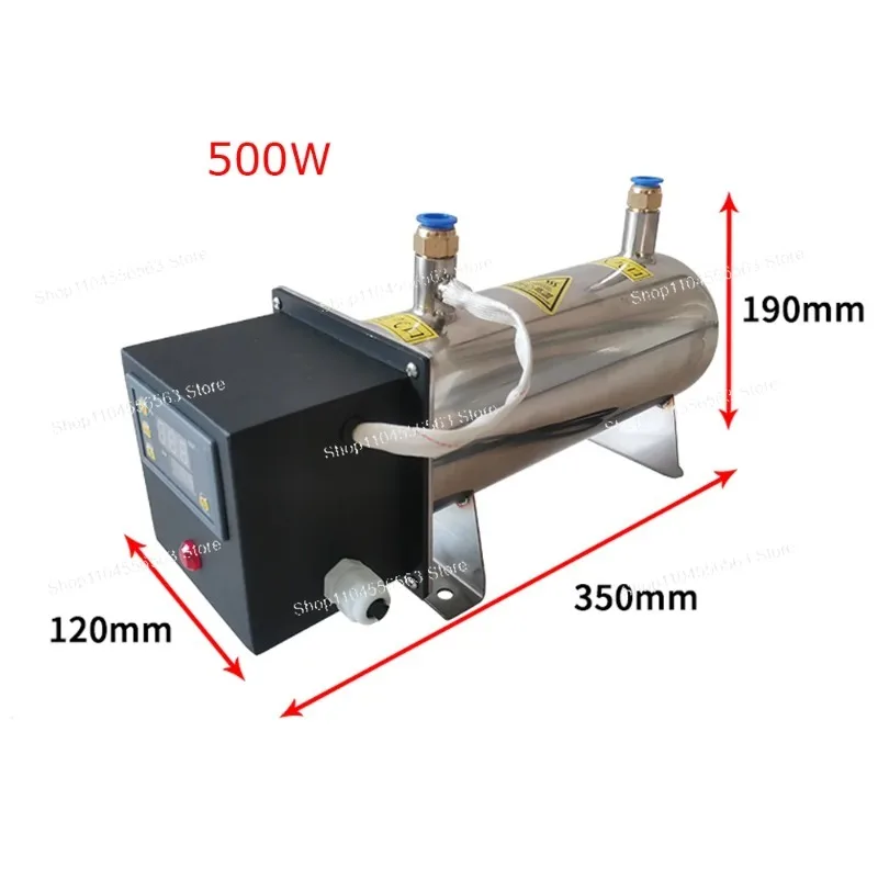 220v Compressed Air Heater, 500w, 1000w Air Compressor Air Pipe Dehumidification Spray Painting Nitrogen Heating