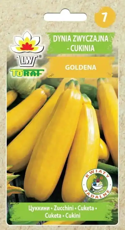 Golden's zucchini seeds of vegetable zucchini 3G TORAF