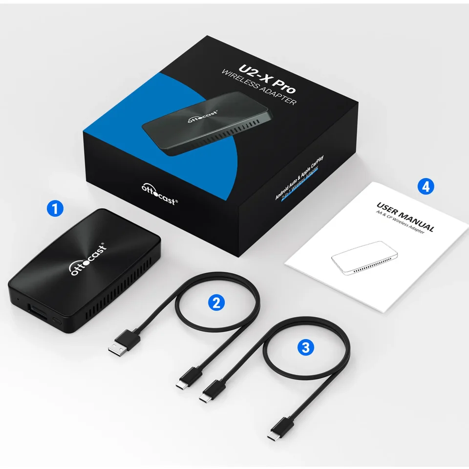OTTOCAST U2 X PRO Car Accessories Bluetooth Adapter Wireless