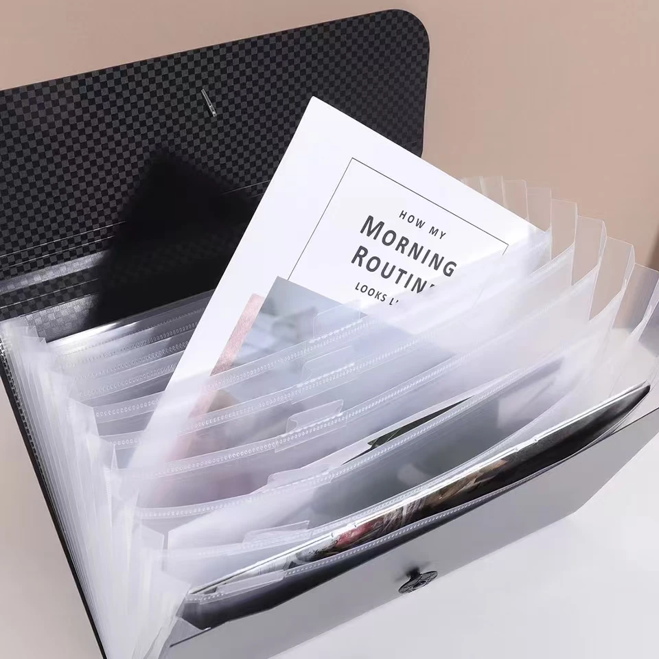 

1 шт., креативная папка-гармошка с 13 отделениями для школьного офиса, портативное хранилище для бумаги формата А4 или документов, предметы офиса