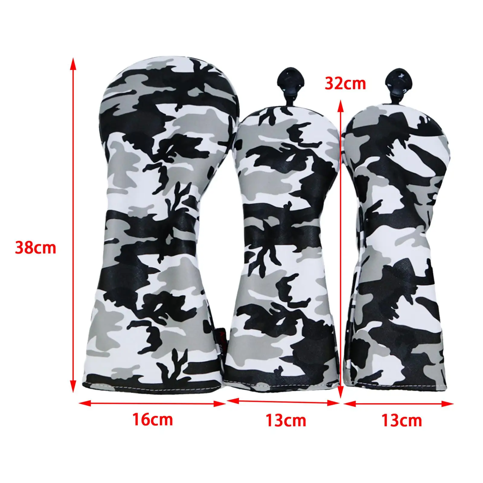 Waterproof Camo Golf Wood Headcover Fairway Club Head Covers Case Protector