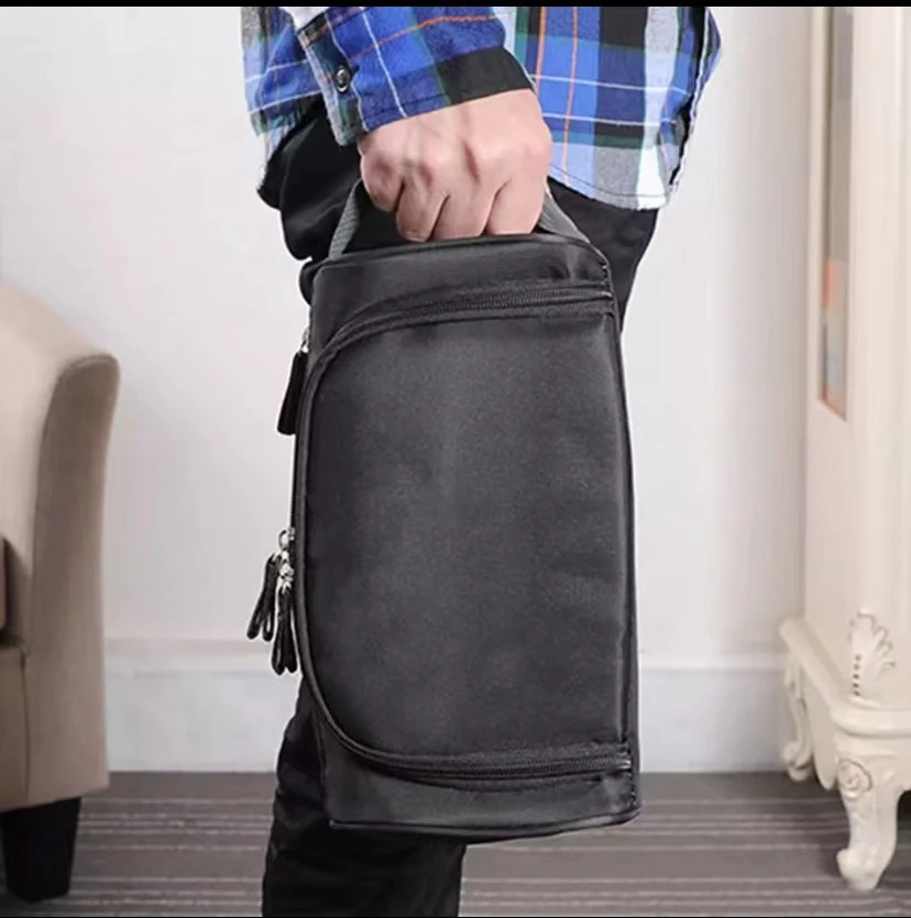 Bolsa de almacenamiento portátil de negocios para hombre y mujer, organizador de artículos de tocador, bolsas de cosméticos de viaje colgantes, bolsa de lavado impermeable con estampado de Calavera, 2023