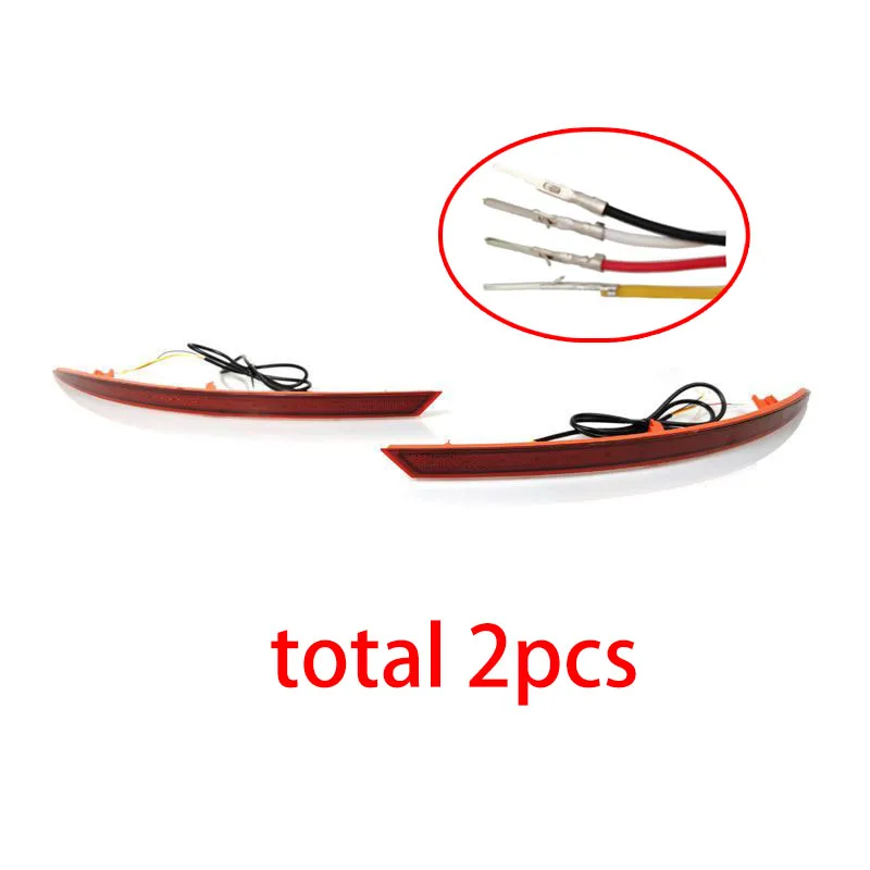 2pcs for Chery Jetour X70plus 2021-2023 Rear Bumper LED Light Flow Daytime Running Light X70 Plus