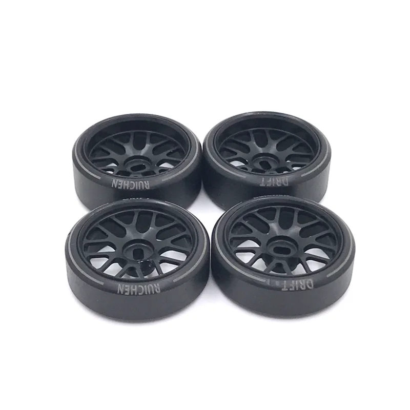 Inner Diameter 22.5mm Two Wide Two Narrow Drift Tires For WLtoys KYOSHO Mosquito Car 1/28 RC Car Parts