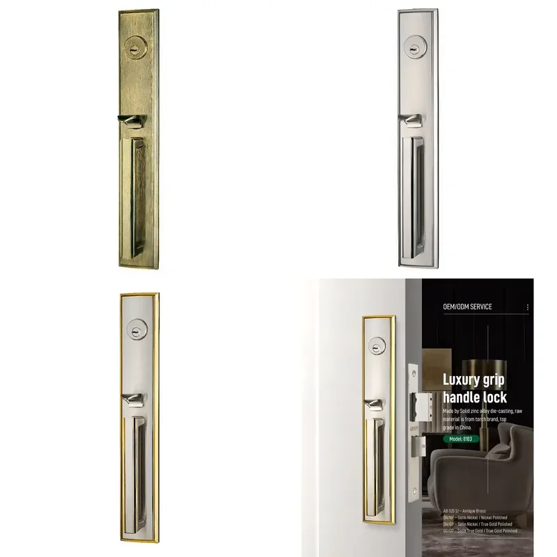 for Silver Entrance Door with Two Open Doors and Latch Mechanism  Secure Access