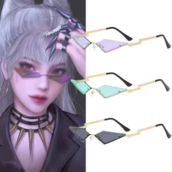 Cosplay LOL KDA The Baddest Evelynn Cosplay Cyberpunk Brille Brillen Zubehör Sonnenbrille Prop Unisex Geschenk