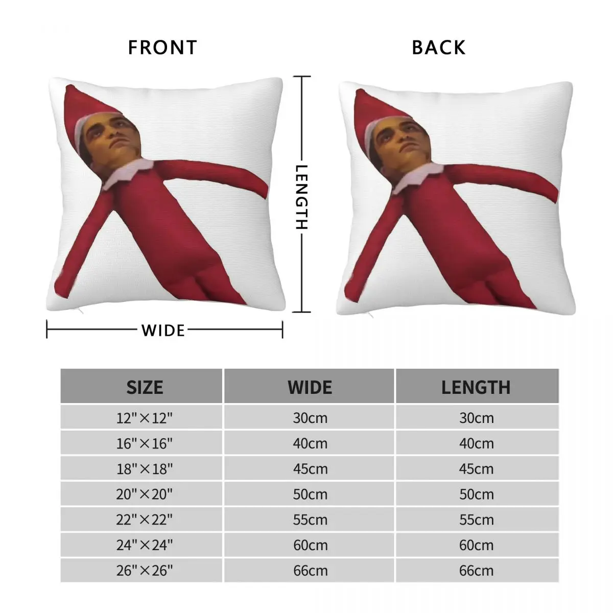 Robert Pattinson Elf Square Pillowcase Polyester Linen Velvet Creative Zip Decor Pillow Case Bed Cushion Case