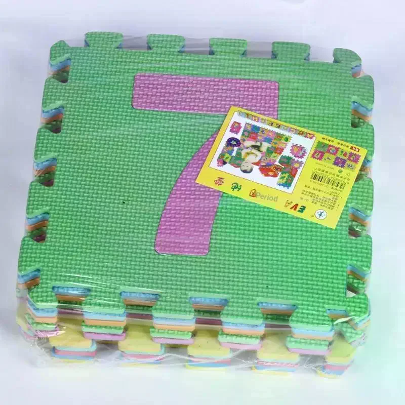 /GJ/Toxic PE Foam Puzzle Play Mat With Educational Alphabet Number Patterns For Baby Crawling Kids Playroom Activity Non