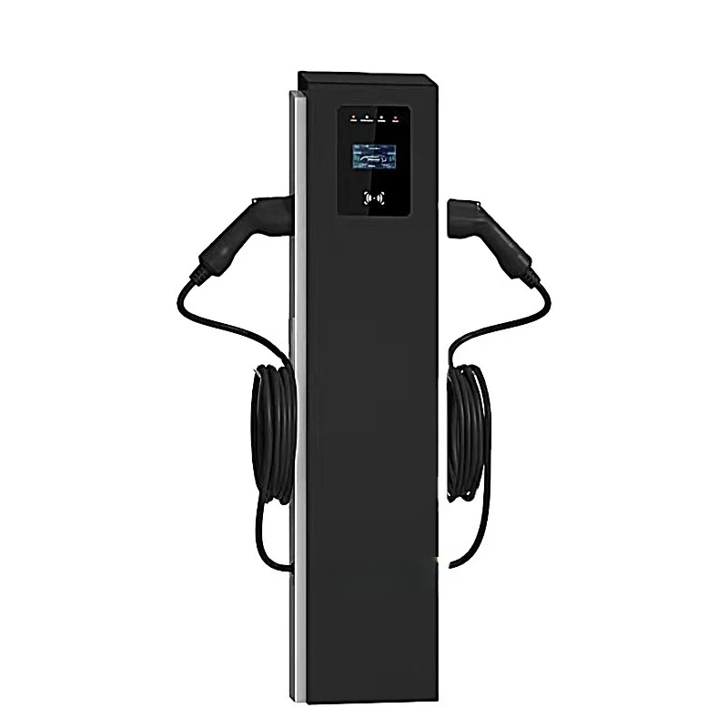 AC Charging Pile Wall Box Ev Charger 2 32A*2 Type 2 44KW