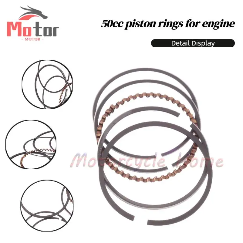 

Motorcycle Piston Kit Cylinder Kit Piston Ring for GY6-50 STD Refitted Enlarged Gasket Kit Set