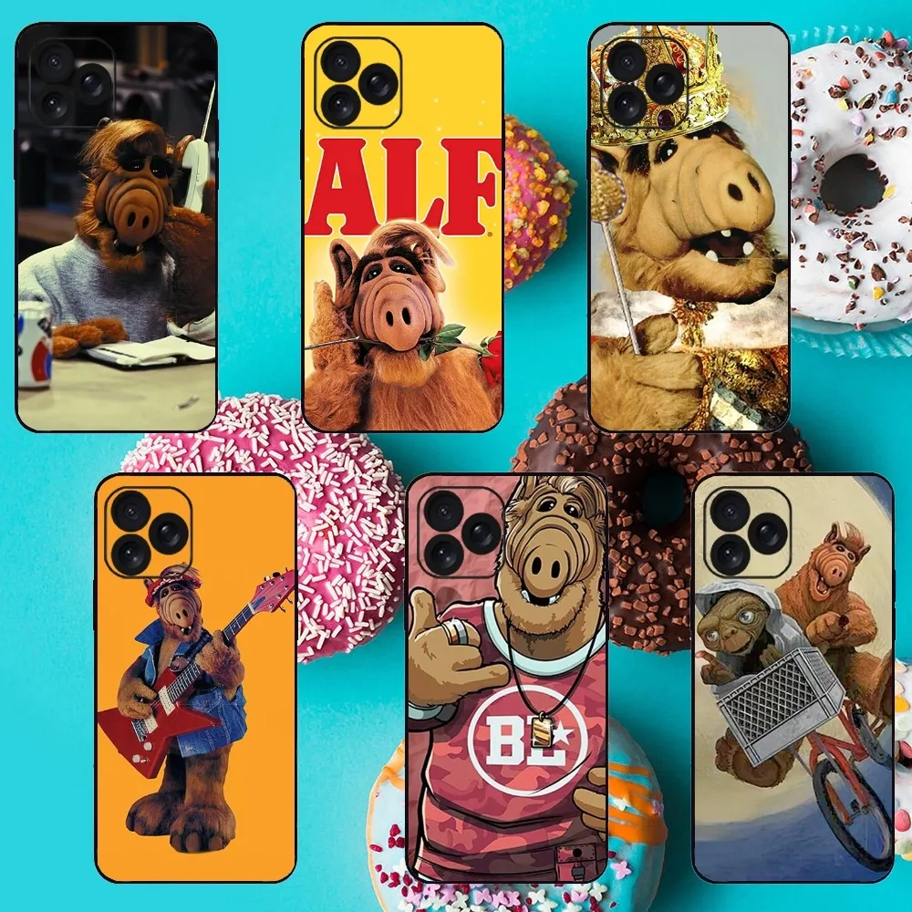 TV S-Series Alf Funny Phone Case For iPhone 8 11 12 13 14 15 Mini X XR XS PRO MAX Plus Shell