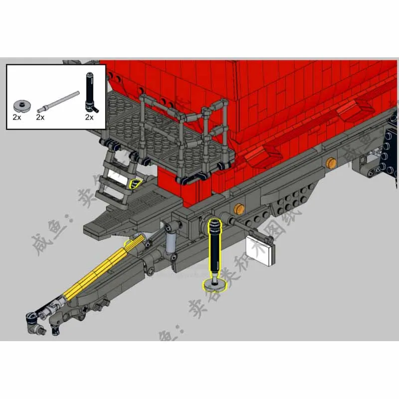 

Classic Farm Machinery Grain Cart MOC-121858 2829pcs Farm Machinery Machine Building Blocks Toy Model Adult Kids Birthday Gifts