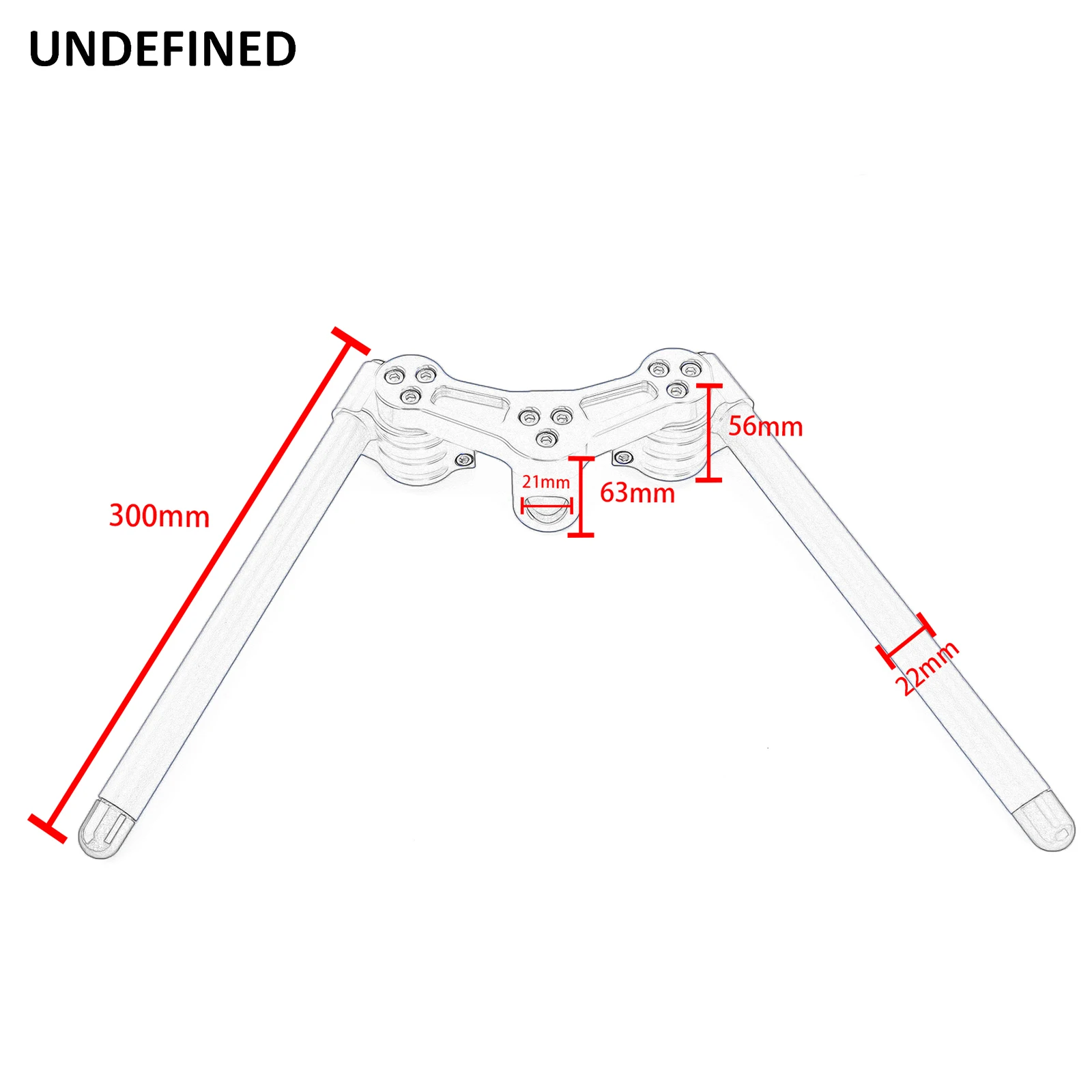 Black CNC Handlebar Adjustable Fit For Honda Ruckus Zoomer NPS50 GY6 AF58 Scooter Motorcycle Handle Bars Modified Parts Aluminum