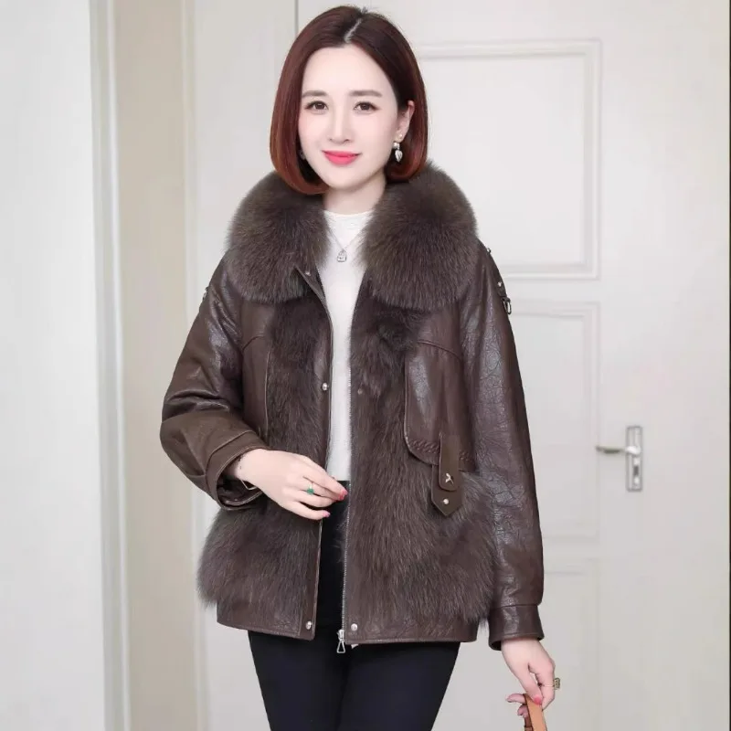 Winter Faux Toca Animal Fur High-protein Faux Sheepskin Fashionable and Slimming One-piece Fur Coat Fashionable Warm Women Coat