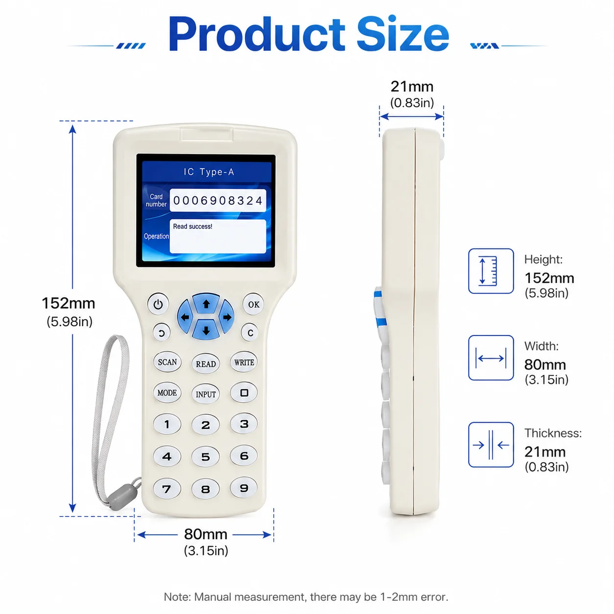10 Frequency RFID NFC Duplicator 125KHz 13.56MHz Smart Card Reader Writer USB Programmer Encrypted Key Fob Tag Replicator Copier — 2