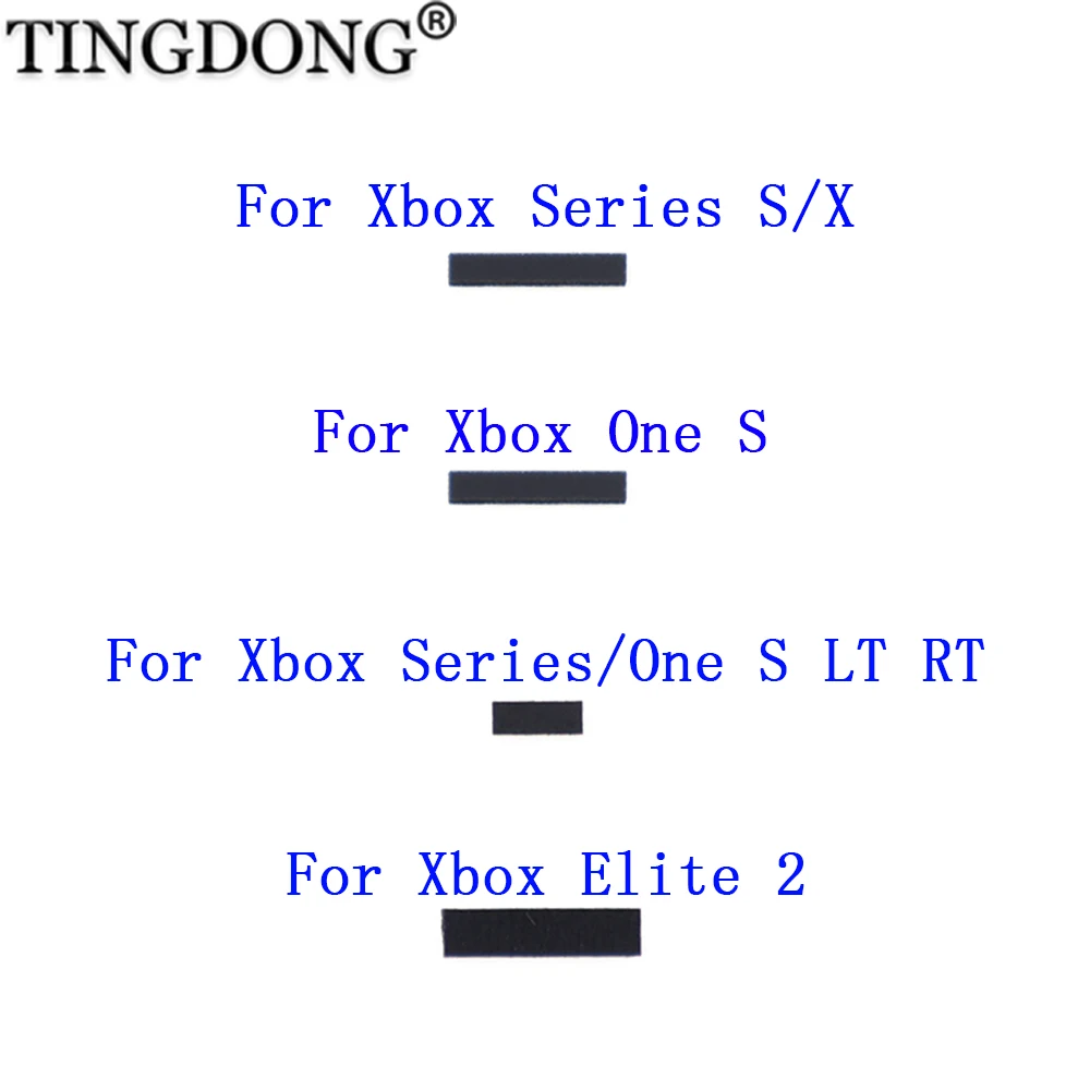 10 peças para xbox série s/x one s elite 2 novo original almofada à prova de choque para acessórios de controle sem fio bluetooth