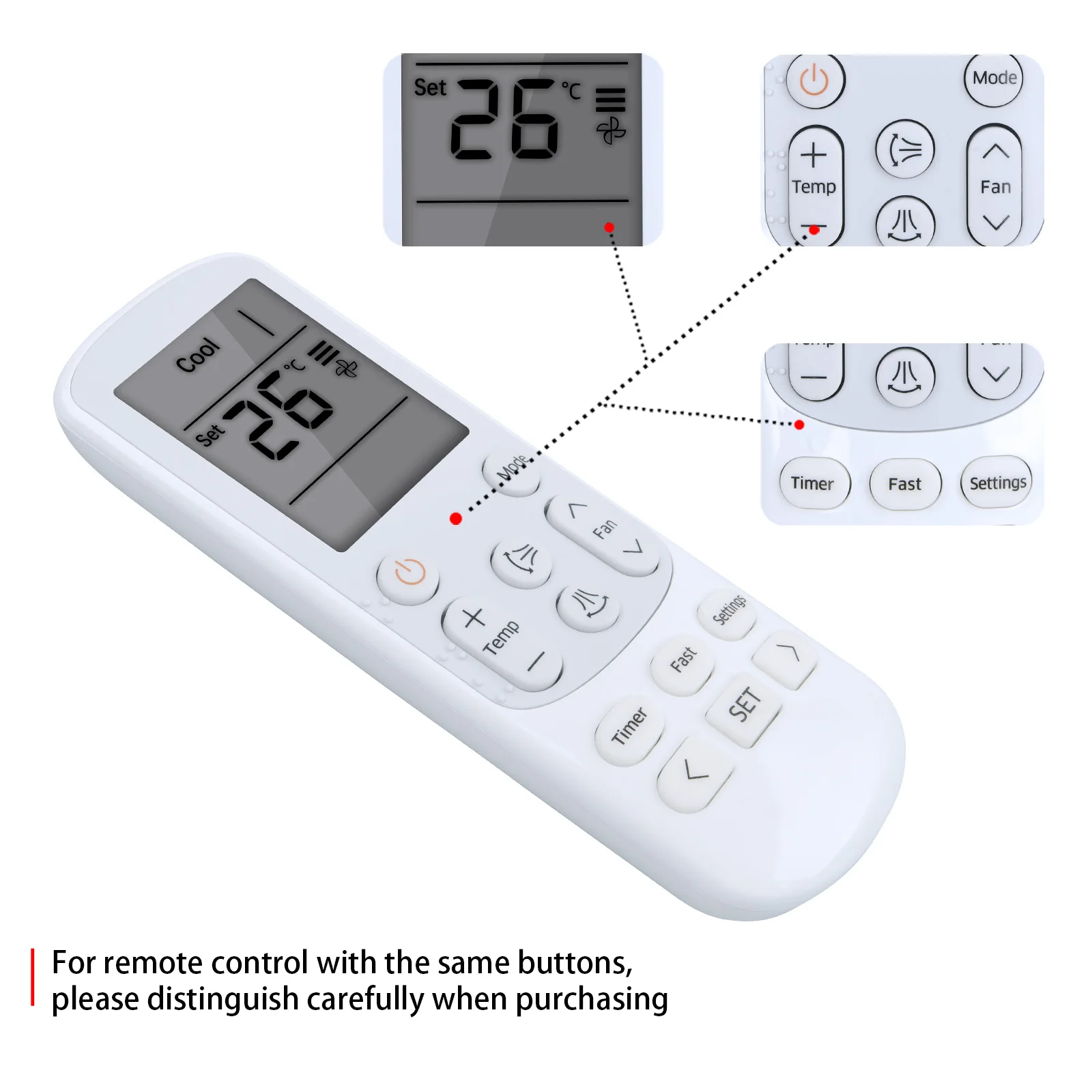 Remote Control Baru untuk Samsung DB63-03556X003 AC DB93-15169E AC026MXADKHEU