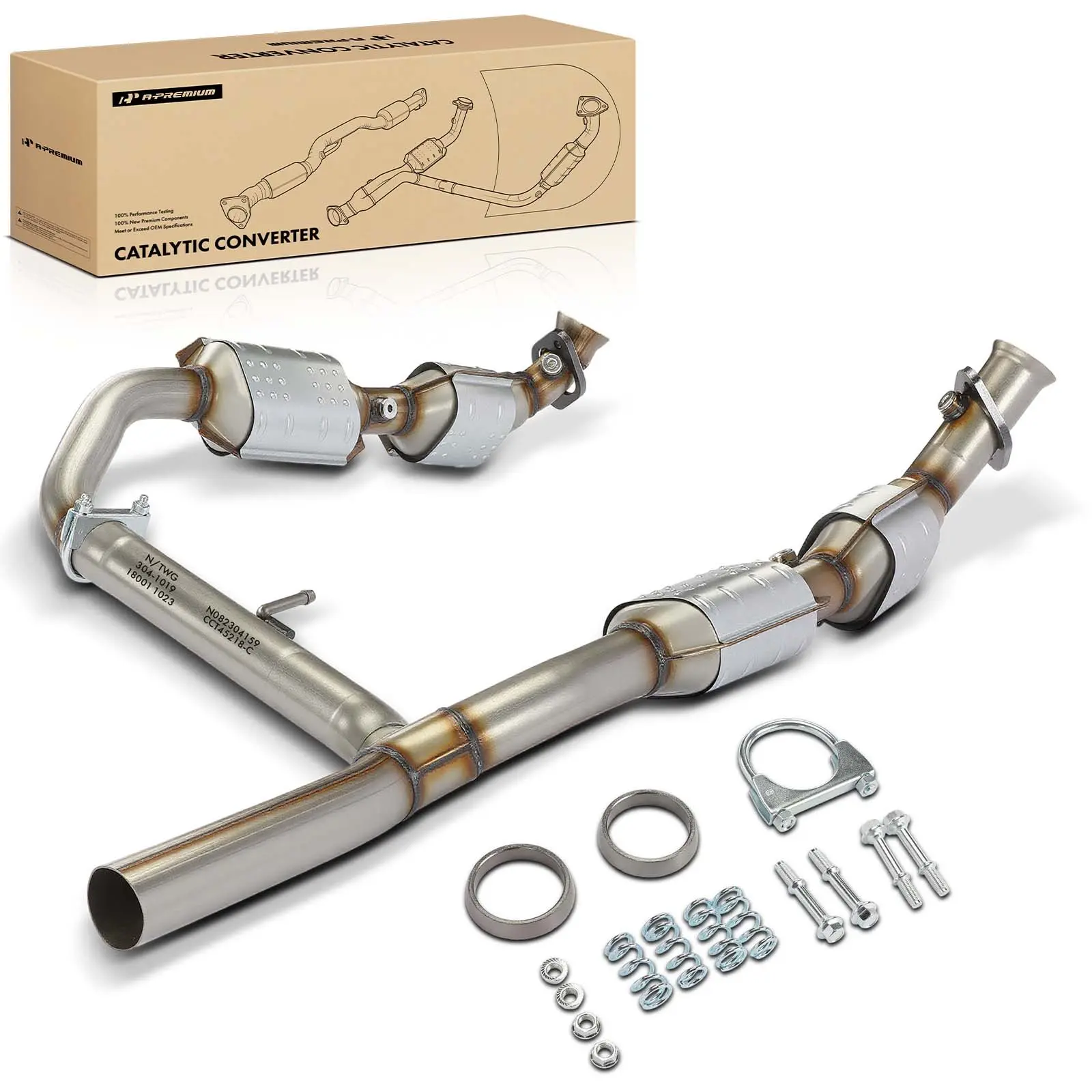 A-Premium Left & Right Side Catalytic Converter for Ford F-150 2004-2006 Lincoln Mark LT 2006