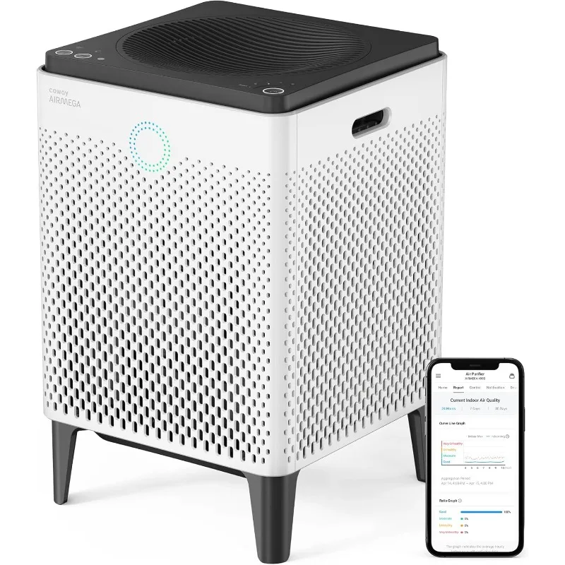 

Airmega 400S App-Enabled Smart Technology Compatible Alexa True HEPA , Covers 1,560 sq.ft, White