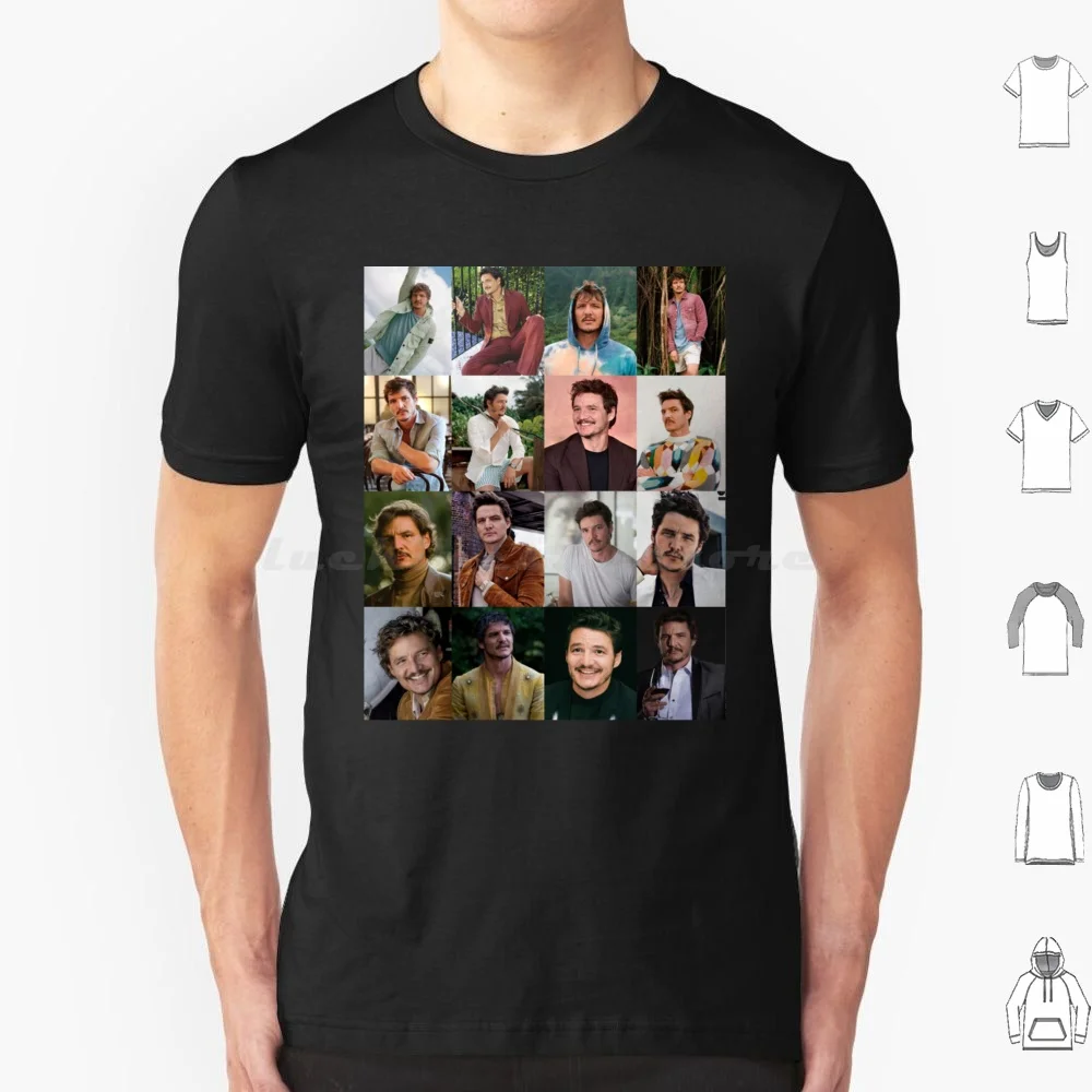 Pedro Pascal T Shirt 6Xl Cotton Cool Tee Pedro Pascal Pedro Pascal The Actor Din Djarin Javier Pe ? A Mando Baby Grogu Oscar