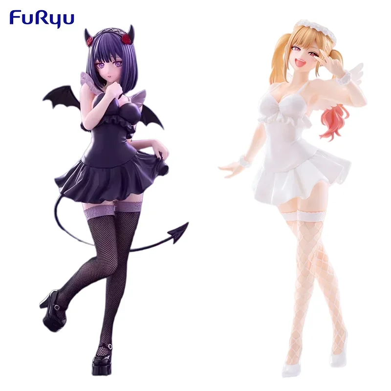 FuRyu My Dress-Up Darling BiCute Figure Set Marin Kitagawa Pure Angel & Kuroe Shizuku Dark Demon Collectible Toy Decor Ornaments