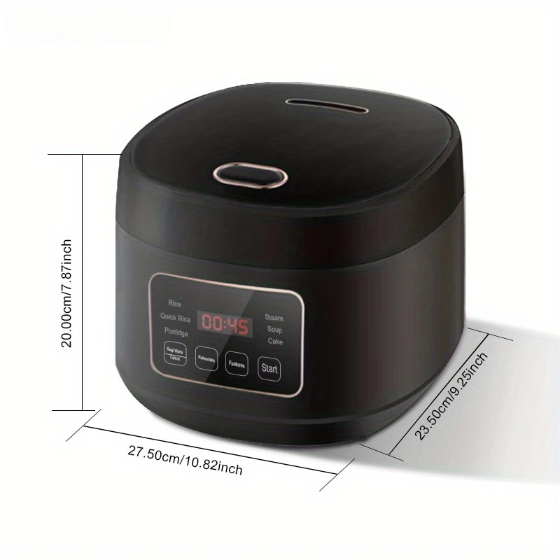 3L Electric Rice Cooker For Household 3-5 Persons Non-stick Pot 110V/220V Smart Rice Cooker with 24-Hour Reservation & Keep Warm