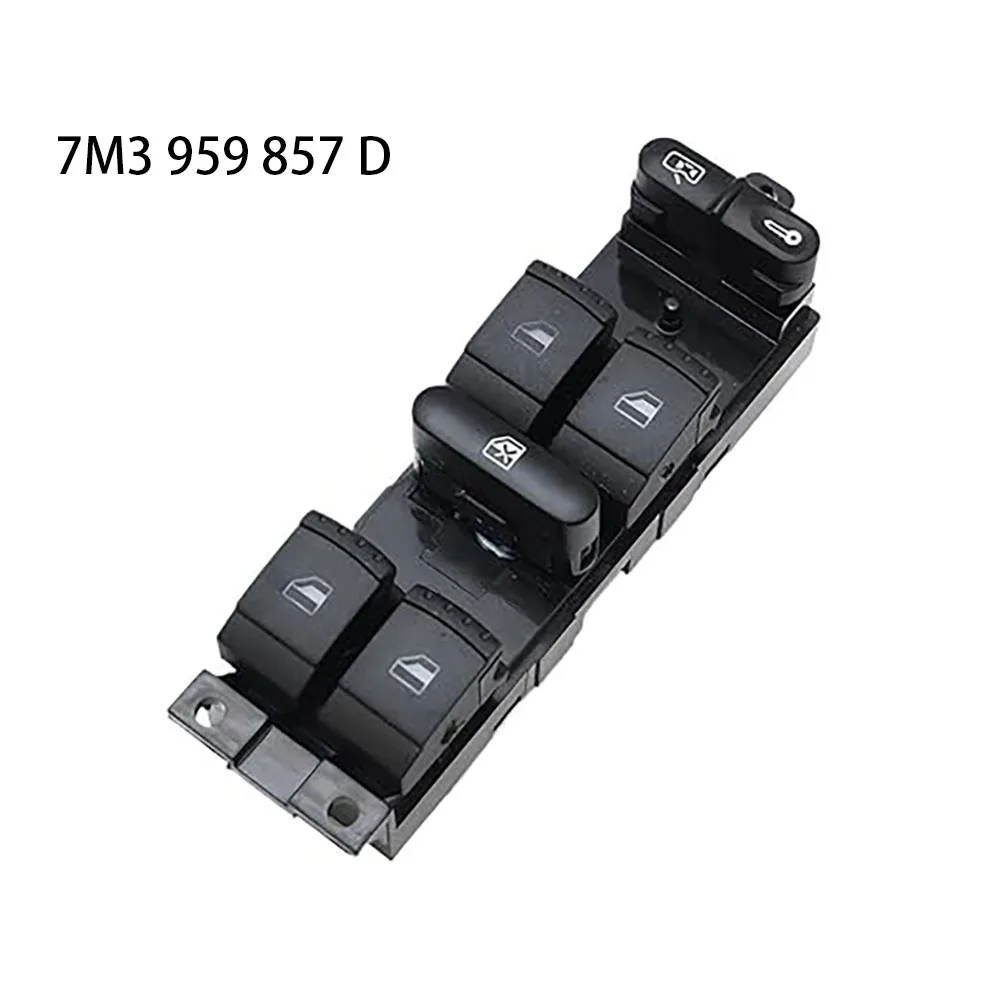 

accessories7M3 959 857 D Left Master Window Electric Control Switch Button 7M3959857D For VW Sharan 2004 2005 2010 Seat Alhambra