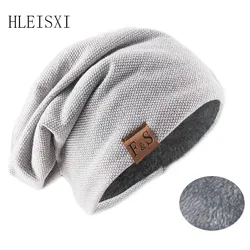 Cappello a cuffia di moda per uomo e donna Autunno lavorato a maglia tinta unita Skullies Berretti Primavera Casual Cappelli turbante morbido Berretto Hip Hop