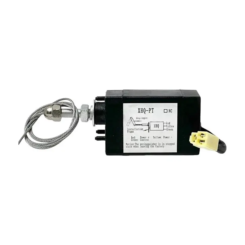 A02F-Diesel Engine Flame Out Device 12V NC Type Off Valve Stop Solenoid Power Generator Parts DC12V Travel