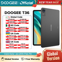 DOOGEE T36 Android 15 Tablet 12'' FHD+ 90Hz IPS Display 8GB 256GB Unisoc T620 Octa Core 8800mAh Large Battery Widevine L1