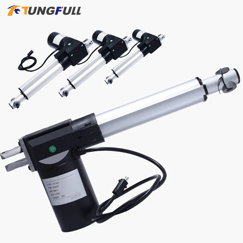 Industrial Alternativo Push Rod Motor Atuador Linear Telescópico Rod Motor Reclinável 6000n 30 mm 50 mm 100 mm