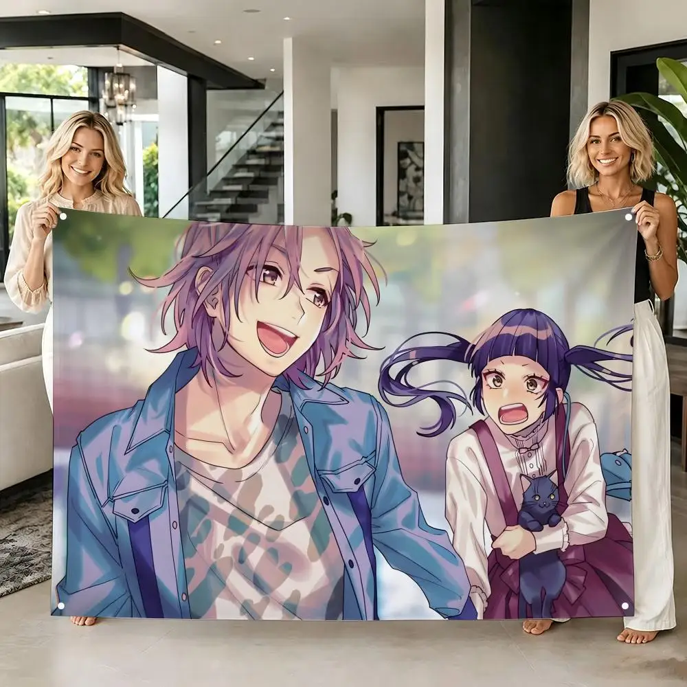 Anime C-CE Committee Love Series Flags Tapestry Creative Pattern Photo Living Room Wall Art Party Outdoor Decor