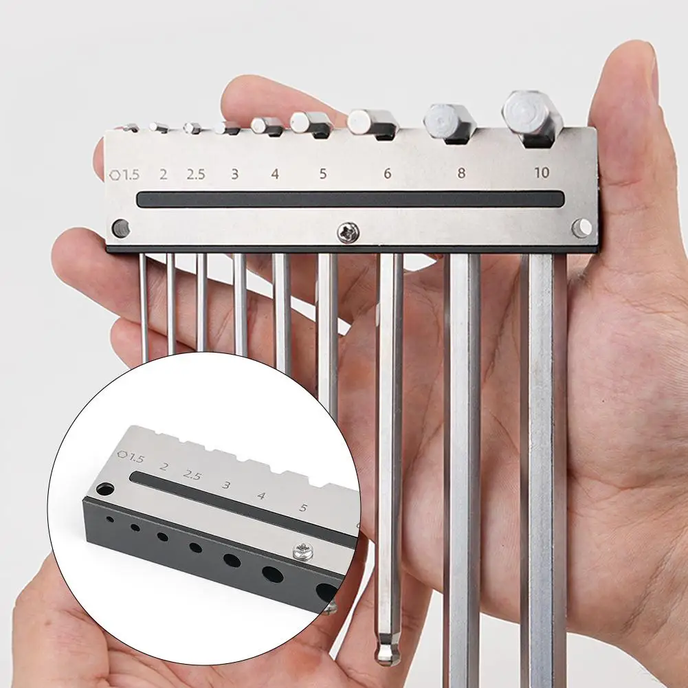 سداسية وجع حامل الحائط قوس معدني مربع ثقب ثقب لوحة تخزين الرف أداة تخزين الرف أداة