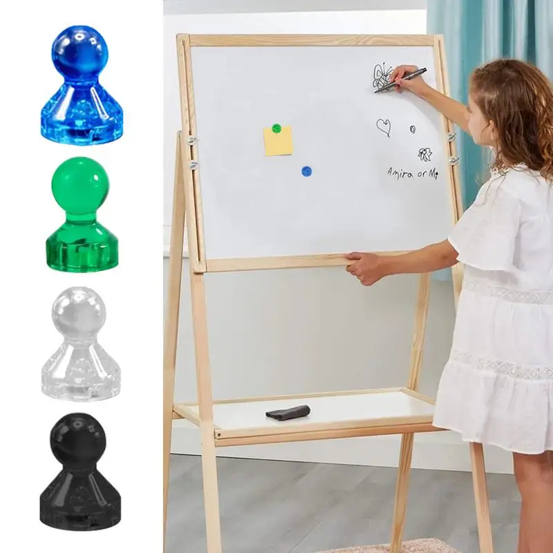 Magnetic Tacks 10pcs Colorful Strong Magnet Push Pins Fun Magnetic Pushpins Decorative Fridge Magnet Classroom Magnets For