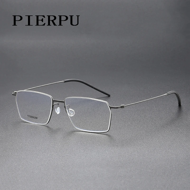 

Denmark Brand Square Glasses Frame Men Women Titanium Ultralight Eyeglasses Fashion Thin Rim Screwless Optical Eyewear Spectacle