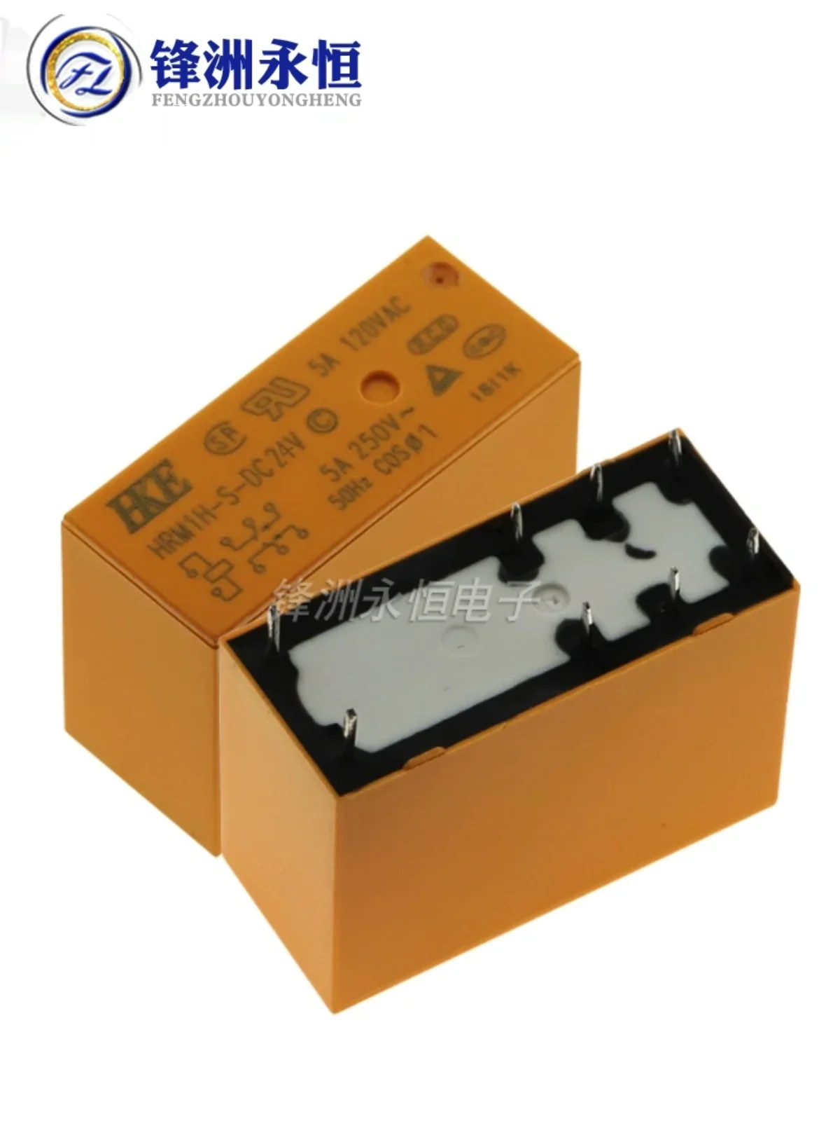 

HRM1H-S-DC24V-C 5A Two sets of conversion relays replace SMI-24VDC-SL-2C