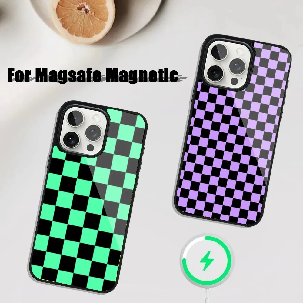 

Checkerboard checked Board Phone Case For iPhone 16,15,14,13,12,11,Plus,Pro,Max Mini Magsafe Magnetic Wireless Charging